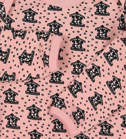 Småfolk Body l/æ - Silver Pink m. Kenzie's Carousel