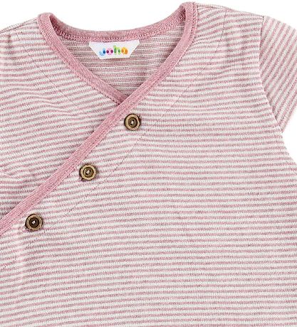 Joha Kjole - Rosa m. Striper Joha Kjole - Rosa m. Striper