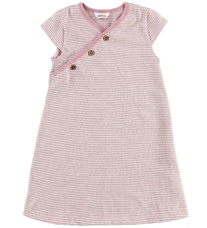 Joha Kjole - Rosa m. Striper Joha Kjole - Rosa m. Striper