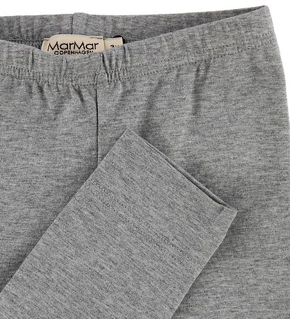 MarMar Leggings - Lisa - Jersey - Gråmeleret