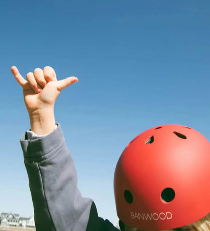 Banwood Cykelhjelm - Classic - Rød