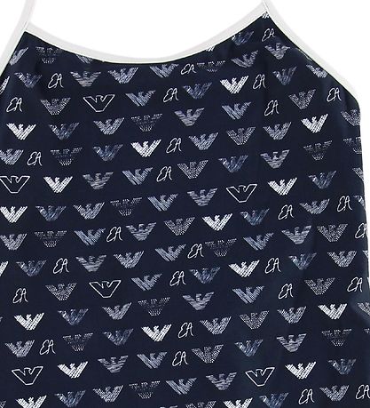 Emporio Armani Badedragt - Navy m. Allover Logo