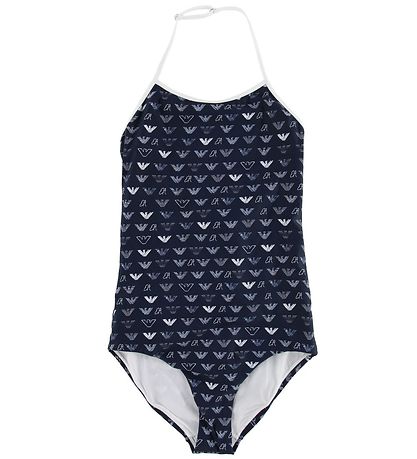 Maillot de Bain Emporio Armani - Marine av. Imprimés Logo Maillot de Bain Emporio Armani - Marine av. Imprimés Logo