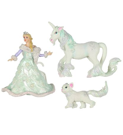 Papo Ice Queen m. Einhorn & Katze
