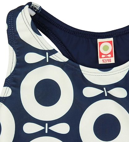 Katvig Badedragt - UV60 - Navy m. Æbler Katvig Badedragt - UV60 - Navy m. Æbler