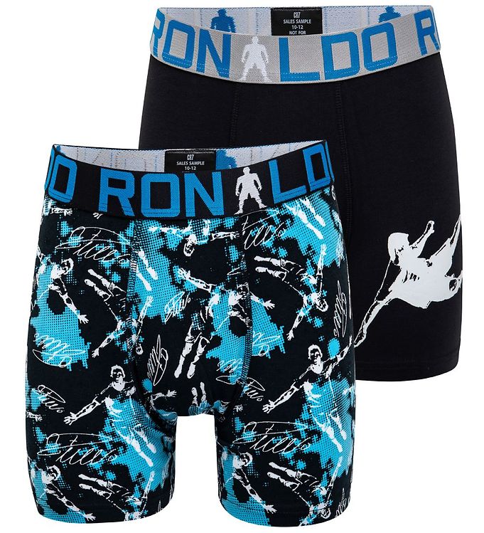 CR7 Boxershorts - 2-pak - Sort m. Print