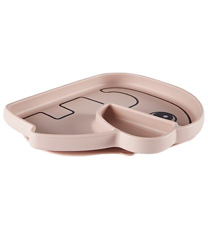 Done By Deer Tallerken - Silikone - 2 Rum - Stick & Stay - Elphe