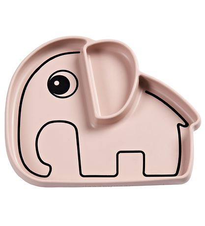 Done By Deer Tallerken - Silikone - 2 Rum - Stick & Stay - Elphe Done By Deer Tallerken - Silikone - 2 Rum - Stick & Stay - Elphe