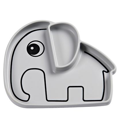 Done By Deer Tallerken - Silikone - 2 Rum - Stick & Stay - Elphe Done By Deer Tallerken - Silikone - 2 Rum - Stick & Stay - Elphe