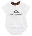 Dolce & Gabbana Body m. T-Shirt k/æ - Hvid m. Logo Dolce & Gabbana Body m. T-Shirt k/æ - Hvid m. Logo