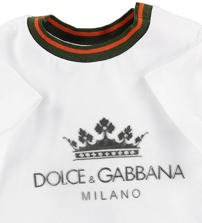 Dolce & Gabbana Body m. T-Shirt k/æ - Hvid m. Logo Dolce & Gabbana Body m. T-Shirt k/æ - Hvid m. Logo