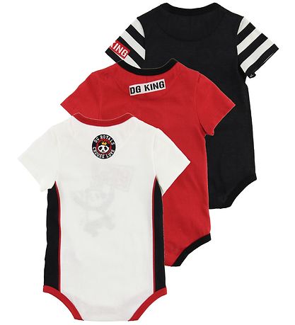Dolce & Gabbana Bodyer k/æ - 3-pak - Hvid/Rød m. Panda
