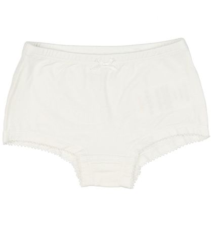 Minymo Hipstertrosor - 2-pack - Bambu - Vit