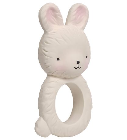 A Little Lovely Company Teether - Rabbit - White A Little Lovely Company Teether - Rabbit - White
