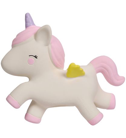 A Little Lovely Company Teether - Unicorn - White A Little Lovely Company Teether - Unicorn - White