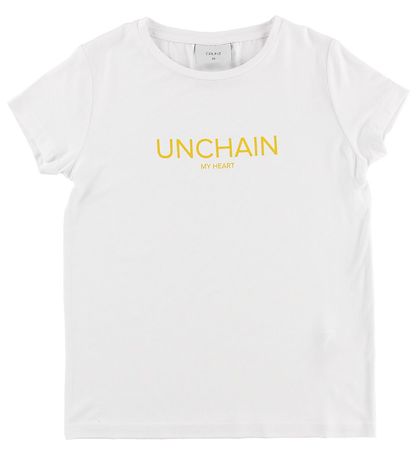 T-Shirt Grunt - Eva - Blanc av. Texte T-Shirt Grunt - Eva - Blanc av. Texte