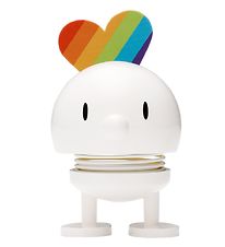 Hoptimist Baby Bumble - Rainbow - 7 cm - Hvid Hoptimist Baby Bumble - Rainbow - 7 cm - Hvid