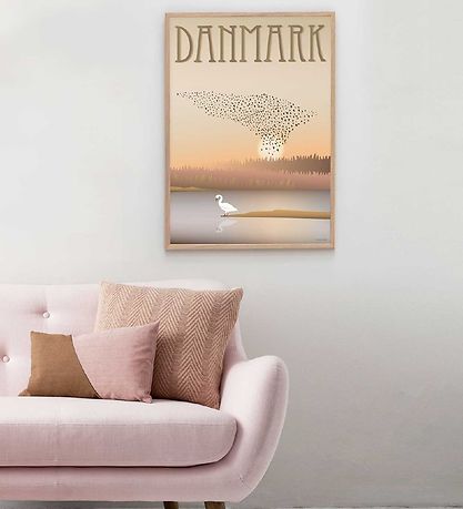 Vissevasse Plakat - 30x40 - Danmark - Sort Sol Vissevasse Plakat - 30x40 - Danmark - Sort Sol