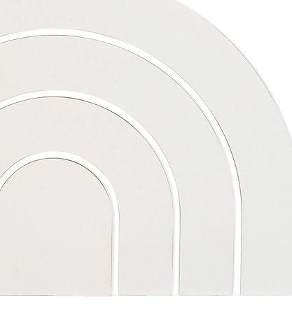 That's Mine Wanddecoratie - Regenboog - 17x27 - Wit