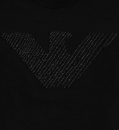 Emporio Armani T-shirt - Black w. Logo Emporio Armani T-shirt - Black w. Logo