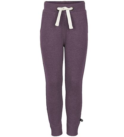 Pantalon de Jogging Minymo - 2 Pack - Lumière Marron Chiné/Viole Pantalon de Jogging Minymo - 2 Pack - Lumière Marron Chiné/Viole