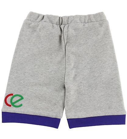 Young Versace Shorts - Sweat - Gråmeleret m. Tekst