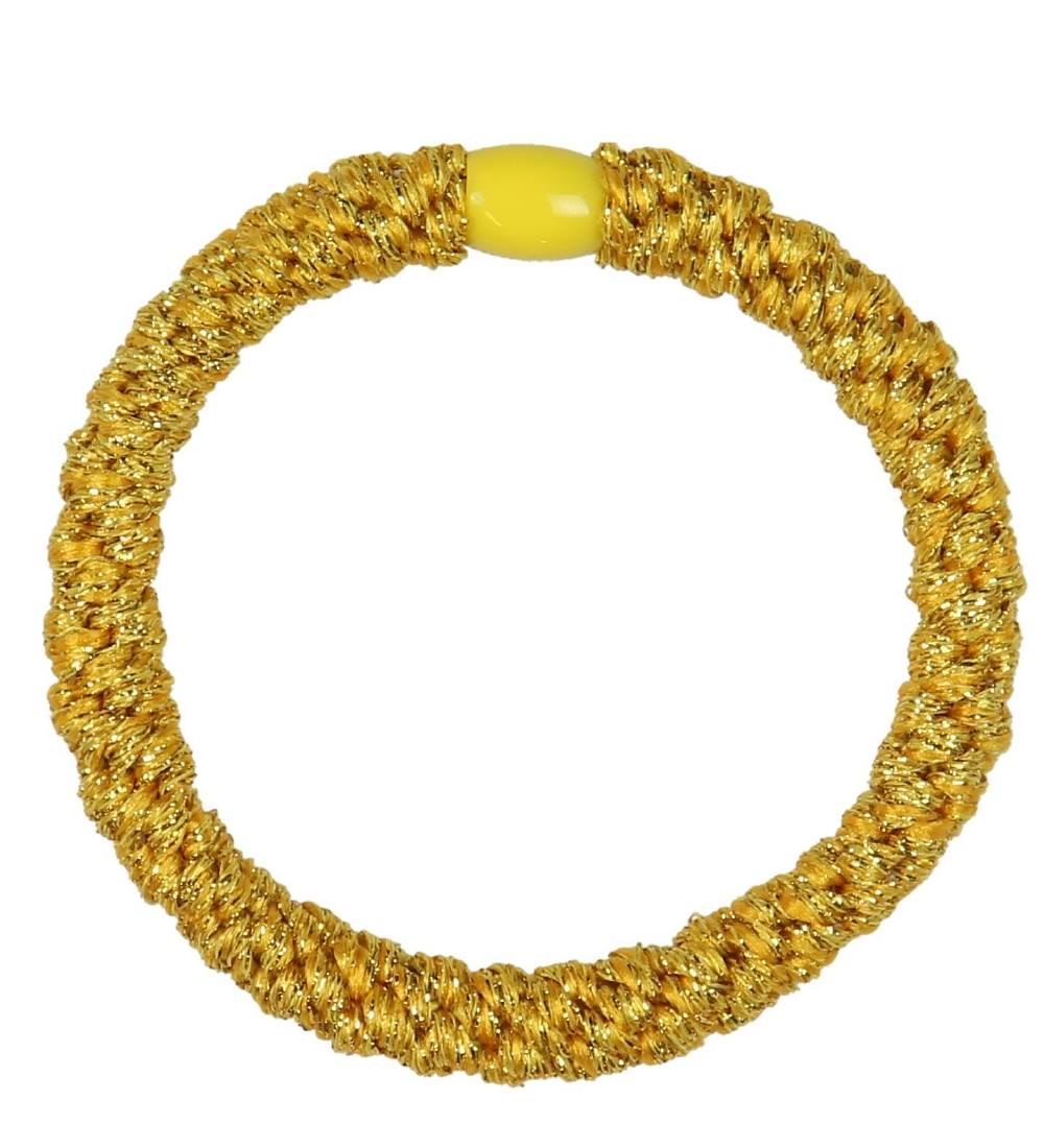 Kknekki Haargummi - Gelb Glitzer - Kknekki - One Size - Haarschmuck