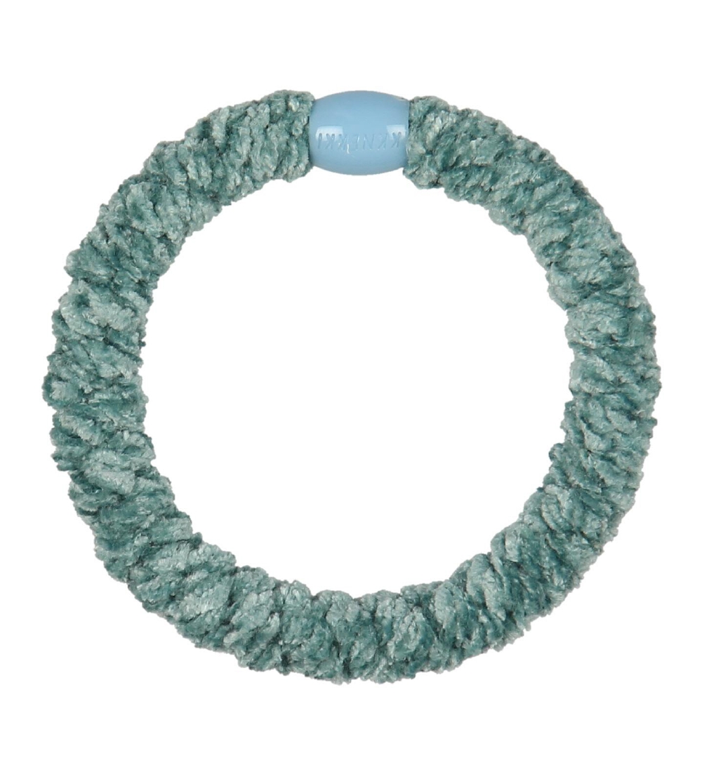 Kknekki Haargummi - Hellblau Velours - Kknekki - One Size - Haarschmuck