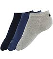 Puma Ankle Socks - 3-Pack - Sneaker Plain - Blue/Grey Melange/Na Puma Ankle Socks - 3-Pack - Sneaker Plain - Blue/Grey Melange/Na
