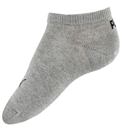 Puma Ankelstrømper - 3-pak - Sneaker Plain - Sort/Gråmeleret/Hvi