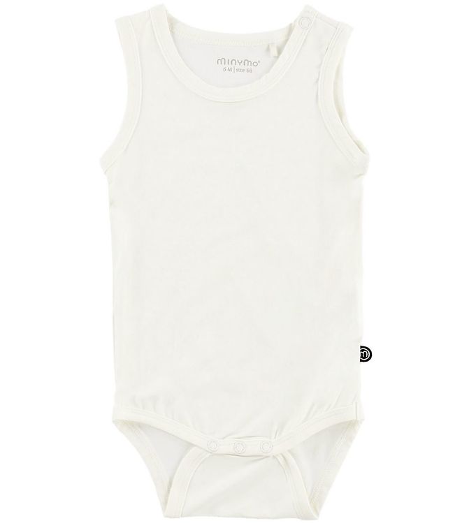 Minymo Body u/æ - Bambus - Hvid
