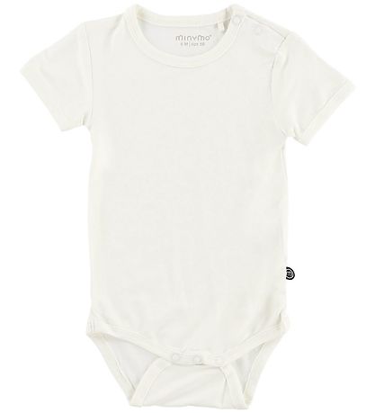 Minymo Body k/æ - Bambus - Hvid