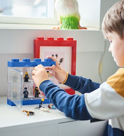 LEGO® Storage Minihahmonäyttö - 8 Rum - 19 cm - Sininen