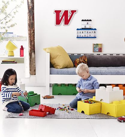 LEGO® Storage Minifigur Display - 16 rum - 38 cm - Blå