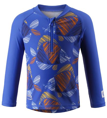 Reima Swim Top L/S - Tuvalu - UV50+ - Blue w. Fish Reima Swim Top L/S - Tuvalu - UV50+ - Blue w. Fish