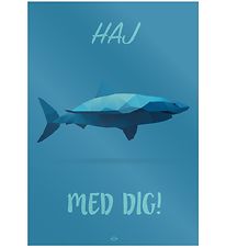 Citatplakat Poster - A3 - Haj Med Dig Citatplakat Poster - A3 - Haj Med Dig