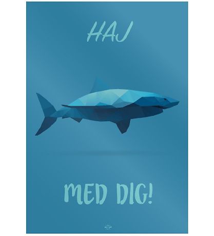 Citatplakat Poster - A3 - Haj Med Dig Citatplakat Poster - A3 - Haj Med Dig