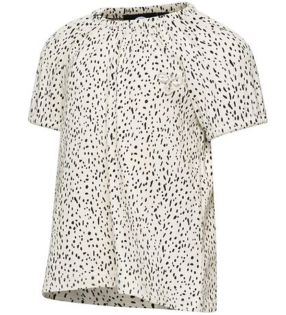 Hummel T-shirt - HMLIrene - Creme m. Mønster Hummel T-shirt - HMLIrene - Creme m. Mønster
