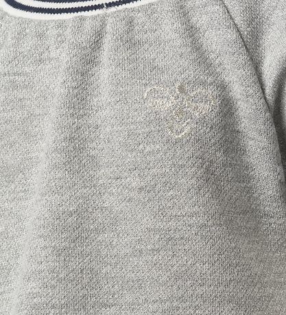 Hummel T-shirt - HMLDemi - Gråmeleret m. Glimmer Hummel T-shirt - HMLDemi - Gråmeleret m. Glimmer