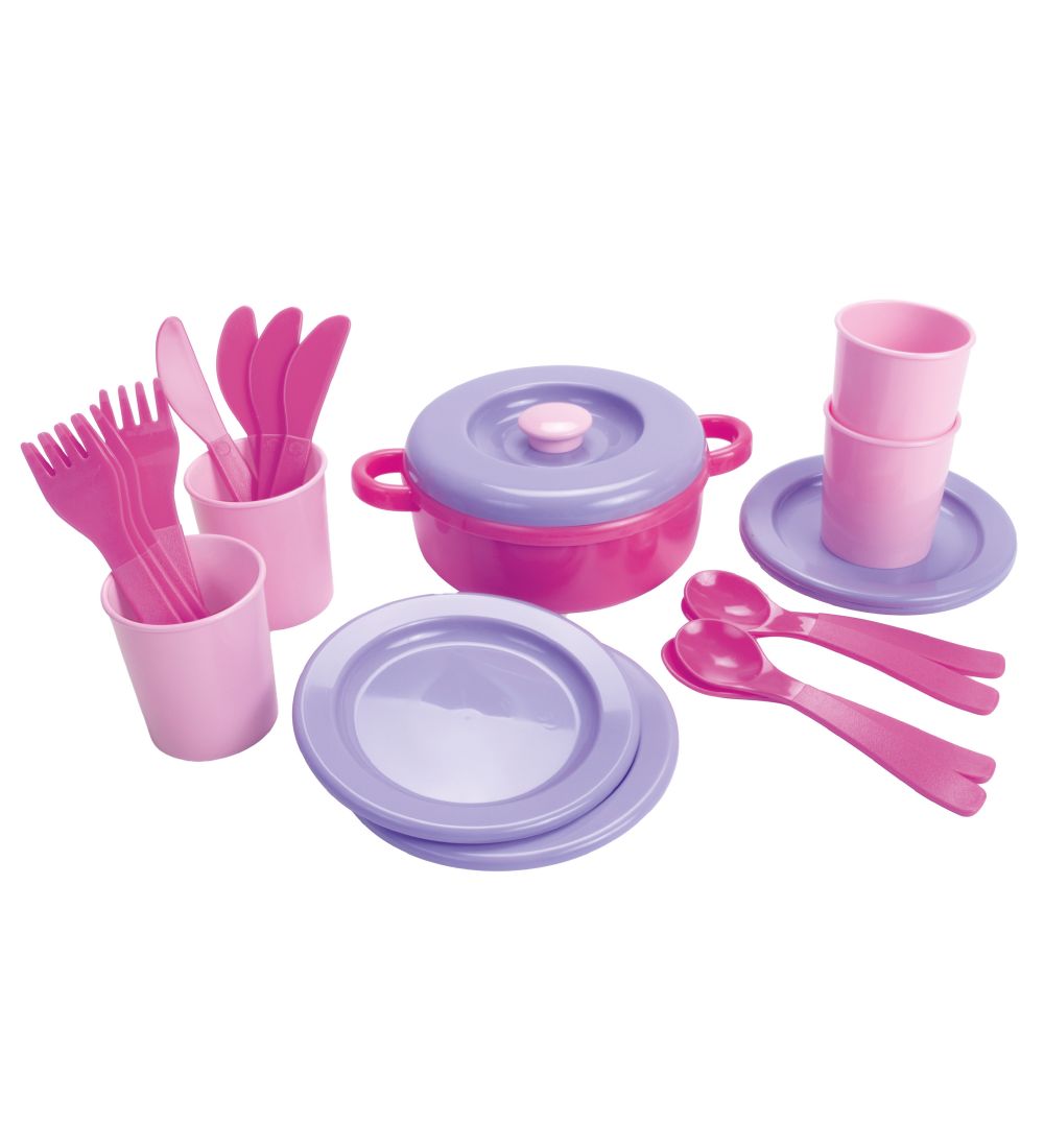Dantoy My Little Princess Geschirr-Set - 22 Teile - Dantoy - One Size - Spielzeug