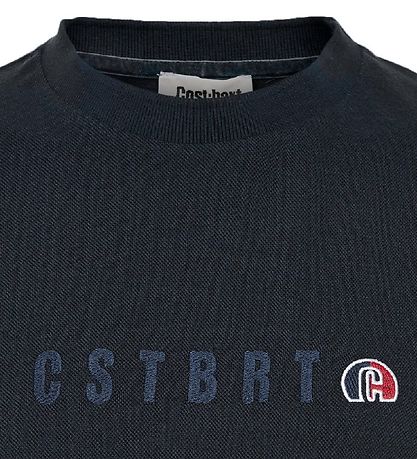 Cost:Bart T-shirt - Fox - Navy m. Broderi Cost:Bart T-shirt - Fox - Navy m. Broderi