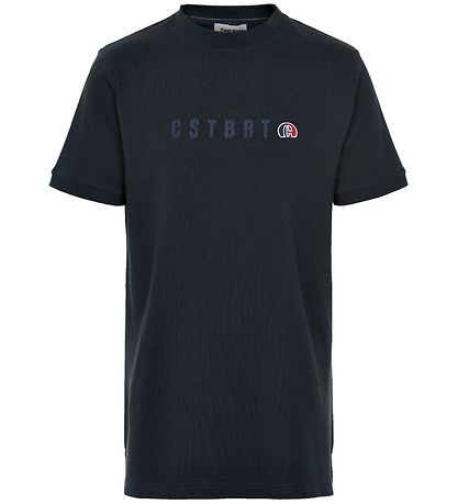 Cost:Bart T-shirt - Fox - Navy m. Broderi Cost:Bart T-shirt - Fox - Navy m. Broderi