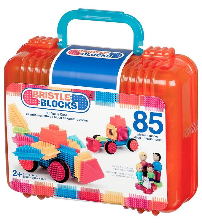 Bristle Blocks Kuffert - 85 stk - Big Value