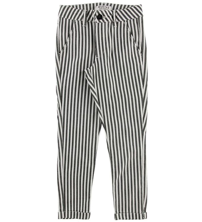 Hound Chinos - Hvid/Gråstribet