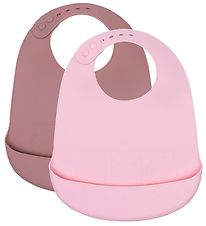 We Might Be Tiny Hagesmæk - 2-pak - Silikone - Powder Pink/Dusty We Might Be Tiny Hagesmæk - 2-pak - Silikone - Powder Pink/Dusty