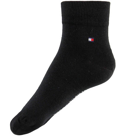Tommy Hilfiger Strømper - 2-pak - Quarter - Sort