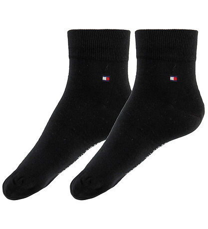 Tommy Hilfiger Strømper - 2-pak - Quarter - Sort