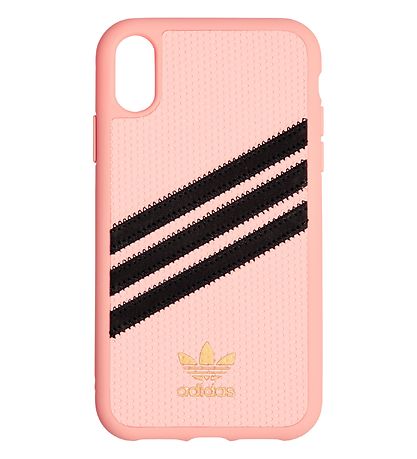 adidas Originals 커버 - 3줄 무늬 - iPhone XS Max - 클리어 핑크 adidas Originals 커버 - 3줄 무늬 - iPhone XS Max - 클리어 핑크