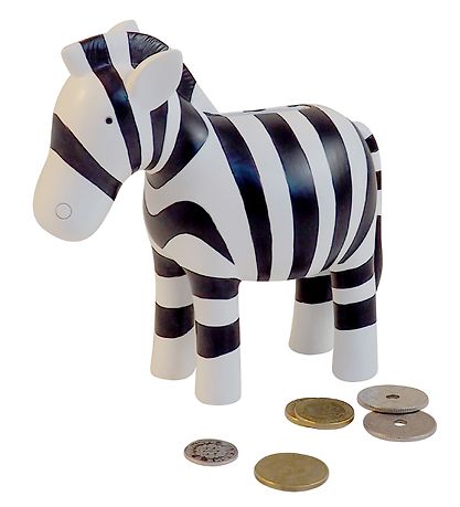 Kids by Friis Sparebøsse - 16x15x7 - Zebra Kids by Friis Sparebøsse - 16x15x7 - Zebra