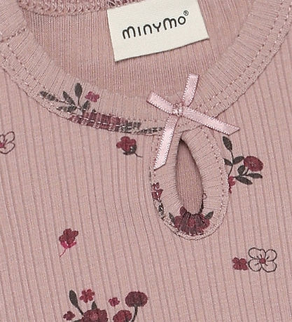 Minymo Body l/æ - Rib - AOP - Fawn